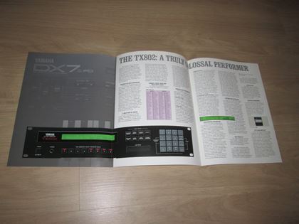 Yamaha-TX802+VL1 Original Brochures -Rare